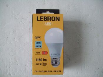 ����� LED Lebron L-A60-122765, 12W,6500�,E27 230V  �-� 