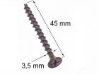 Шуруп ЛГК дерев. 3,5*45 (100 шт.) Шуруп ЛГК дерев. 3,5*45 (100 шт.)