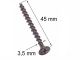 Шуруп ЛГК дерев. 3,5*45 (100 шт.) Шуруп ЛГК дерев. 3,5*45 (100 шт.)